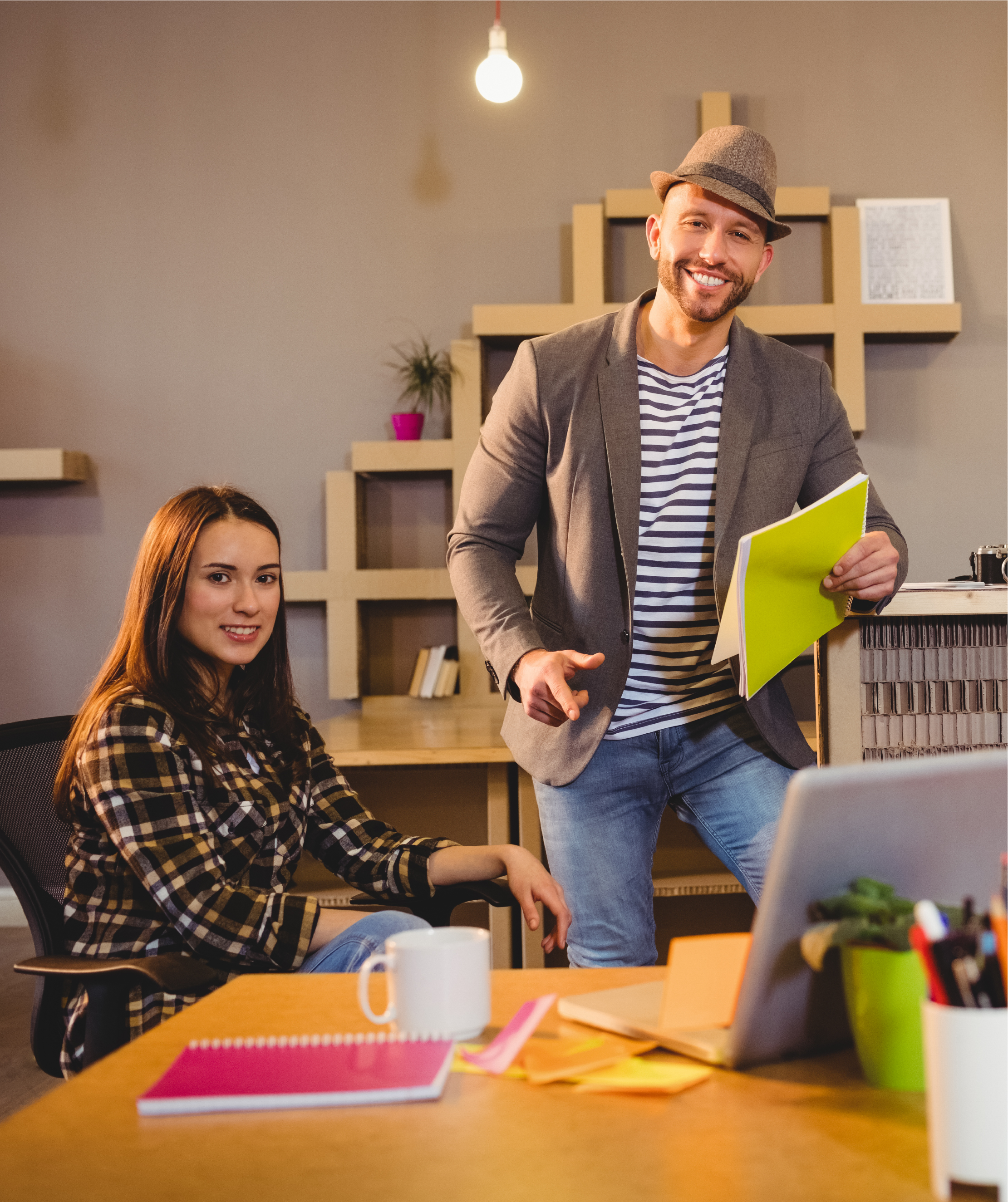 Two developers building digital solutions